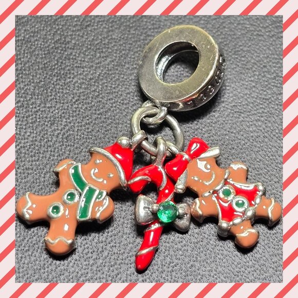 Gingerbread Man & Woman Charm For Bracelets (NWOT) - Picture 1 of 4